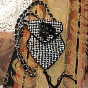 Vtg Wayne M Kleski Beaded  Bag Purse
